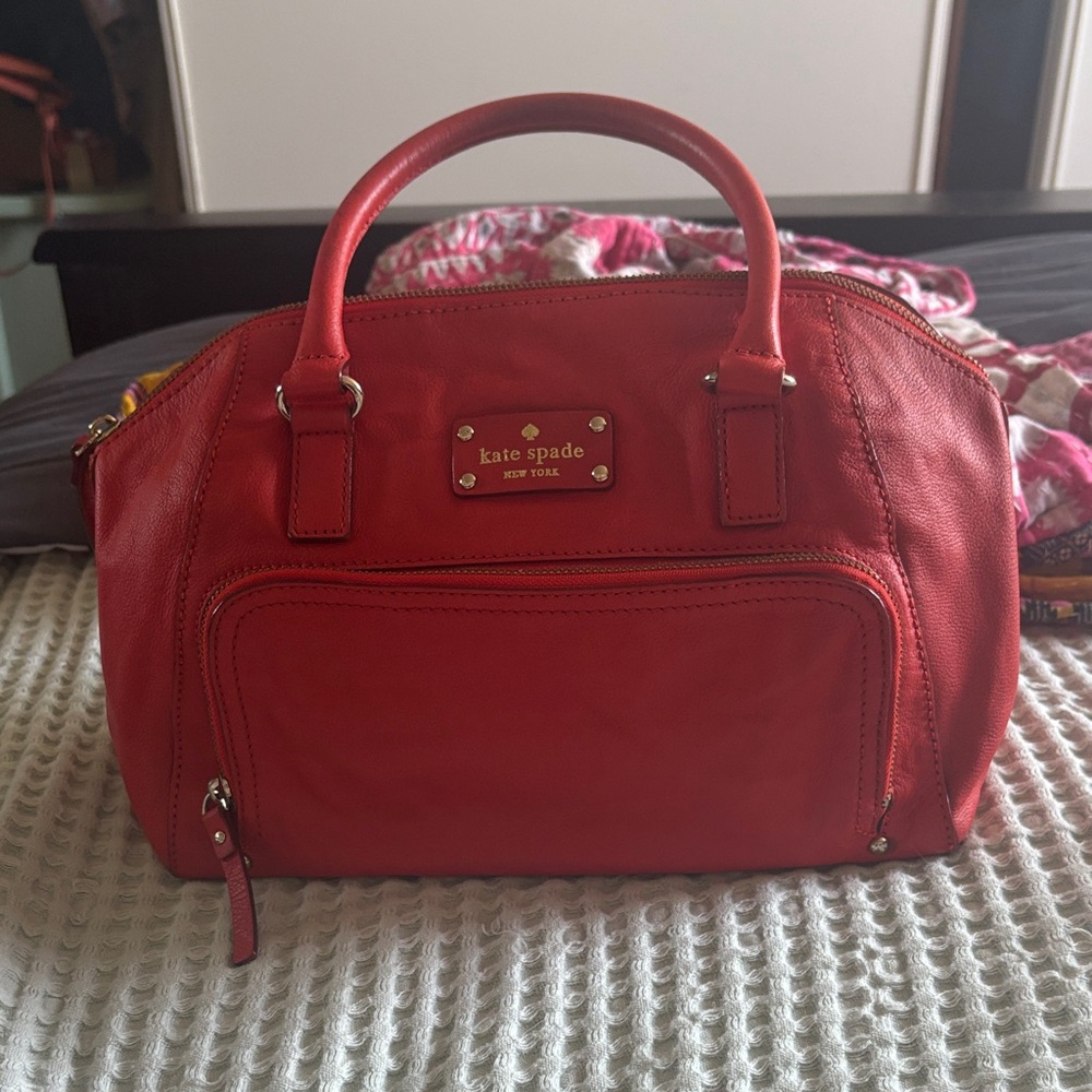 Kate Spade Bold Red Satchel